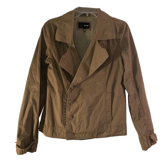 HURLEY Women’s Tan Double Breasted Jacket / Size: Medium - Picture 1 of 12